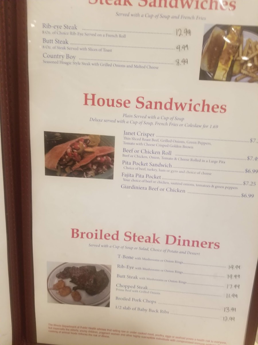 Wilmington House Restaurant Menu - Image 4
